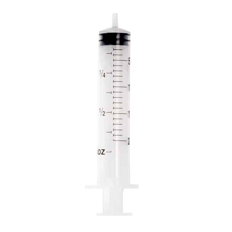 Valueline 20ml side tip disposable syringes x 50