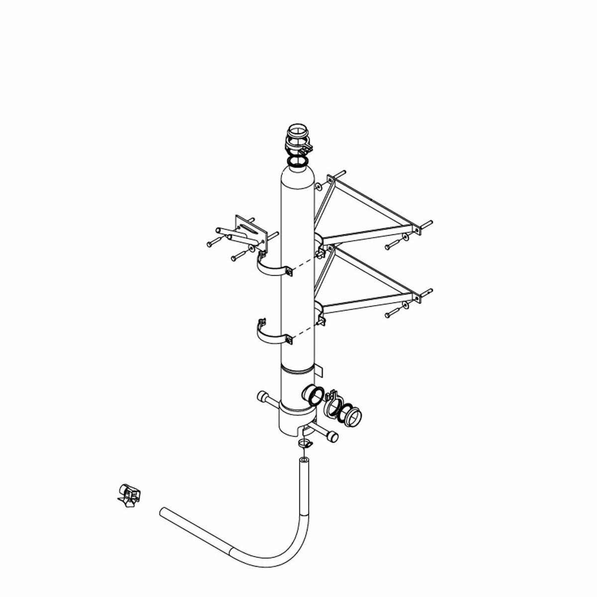 Milk Filter 100mm Single 51TC D/O BT 8808-2493-040