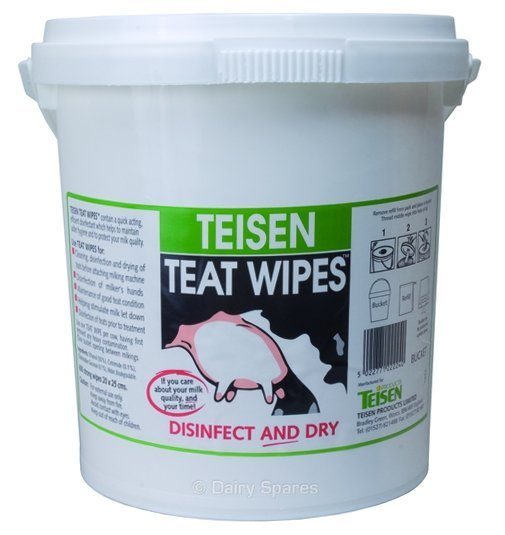 Teisen Teat Wipe Bucket (600Pk) – TW10A TW10A