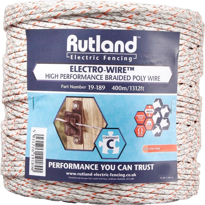 Rutland braided electro-wire 400m 486189R
