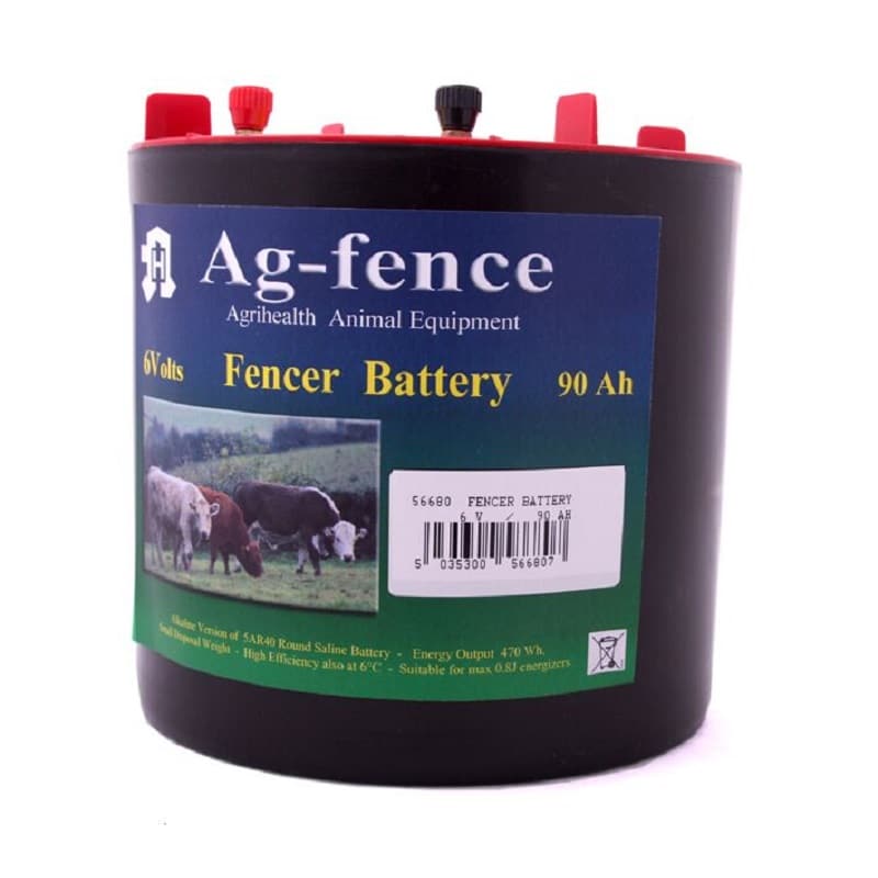 Fenceman round saline battery – 7v 85ah