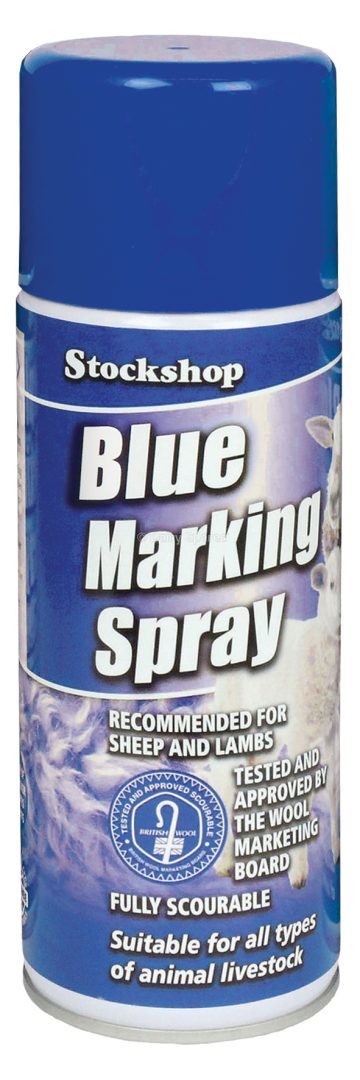 Cattle/Sheep/Pig Marker Aerosol (Wool Mark Approved) Blue – MAS01B MAS01B