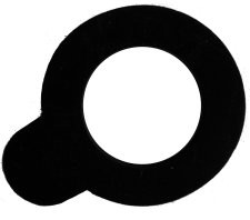 Bottom Tab Gasket for 5/8 Delrin white milk valve