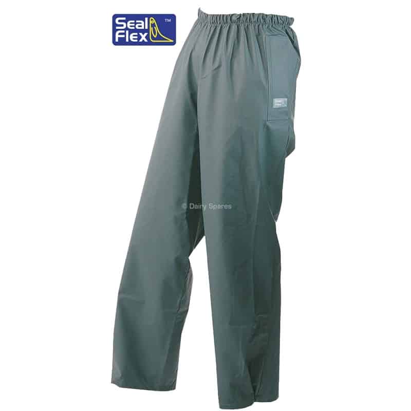 Seal flex waterproof over trousers – green SE03