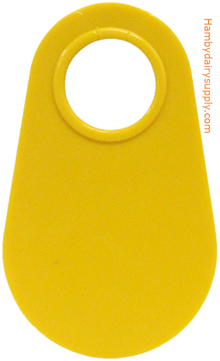YELLOW NECK TAG (BLANK)