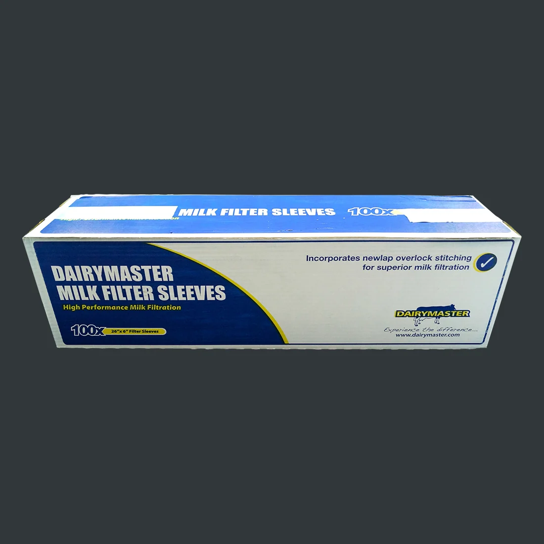 Dairymaster milk filter sleeves 6" D10370591