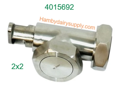 2 x 2 Milk Tank Valve Threaded for DEC Dari-Kool 7750-0081-026