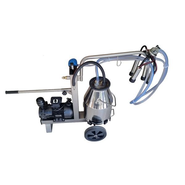 Profimilker S/S Frame Cow With 1 S/S Bucket And 1 Milking Unit
