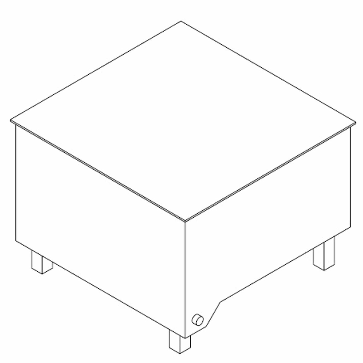 Wash Reservoir 900L SSt 8806-5960-900