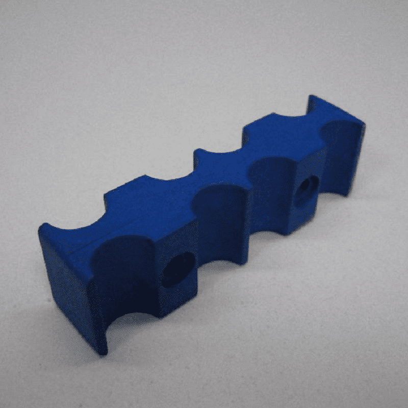 Dairymaster autowasher detergent tube clamp (centre section)