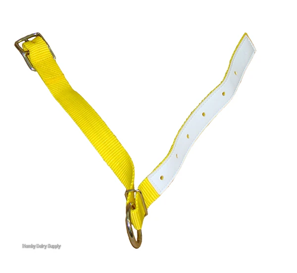 Yellow Nylon collar sheep/goat 23 inches