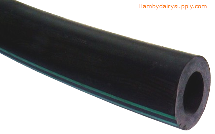 5/8 ID Black Rubber Milk Hose / Tubing