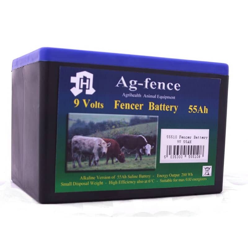 Fenceman alkaline battery – 9v 55ah