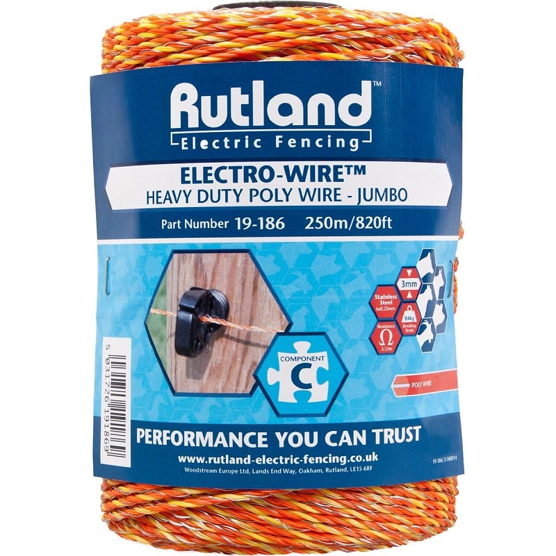 Rutland jumbo maxi electro-wire 250m 486186R
