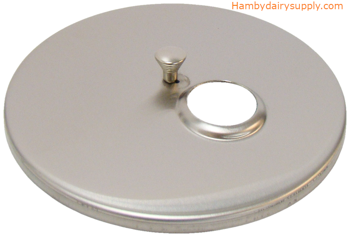 Lid Cover 8.125 inch O.D. with hole for pipe inlet - Milk Plan Cooling tanks M-8825772
