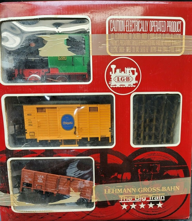 Sold Out - LGB 20401 Starter Set The Big Train Steam Freight - Free Shipping LGB 20401