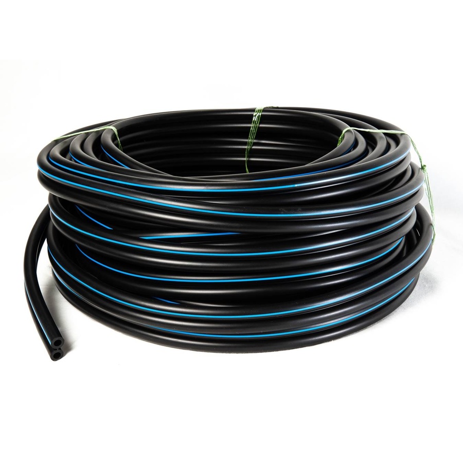 Twin Rubber Pulsation Tube 7.6 x 13.2mm Blue Line – 25m
