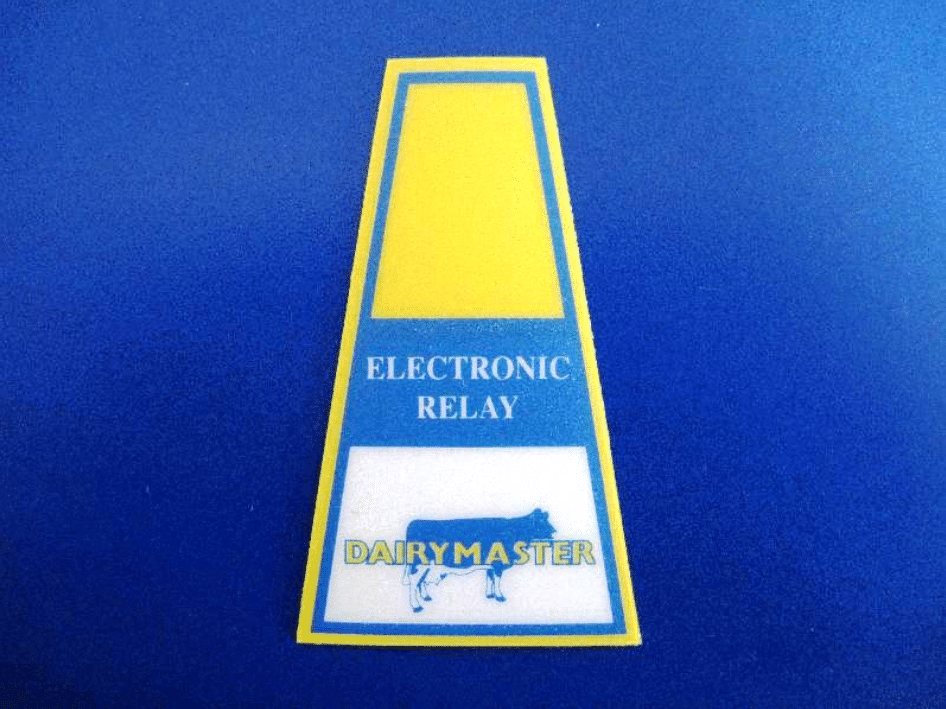 Electronic Pulsation Relay Dust Cap Label