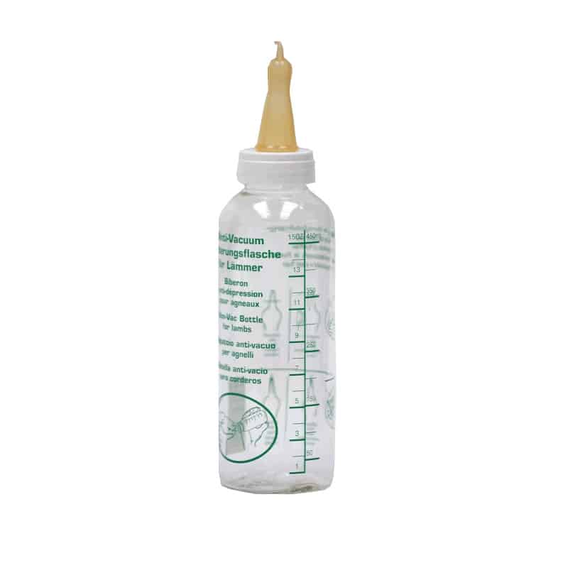Lamb feeder bottle with non vacuum teat (500ml)
