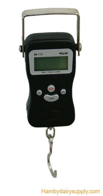 Digital Hanging Weigh Scale for Milk, Lambs, Kids CR2032