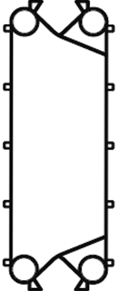 Nitrile gasket (Snap In) for T4 KoolWay® Surge® Plate Cooler