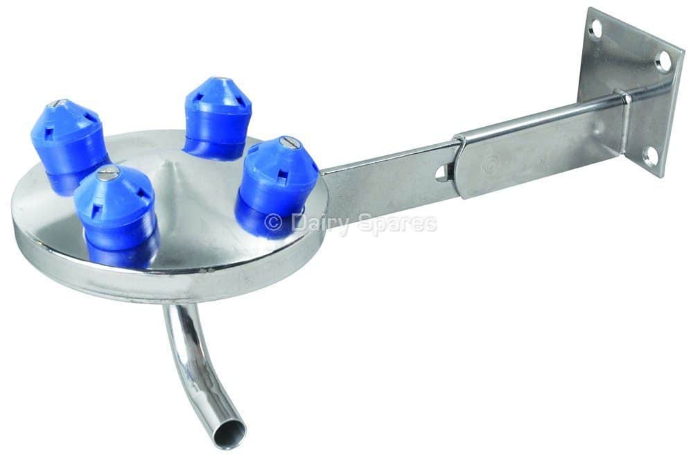 Greenoak Stainless Steel Fold Up Jetter Tray c/w 4 Internal Cones Wall Mounted