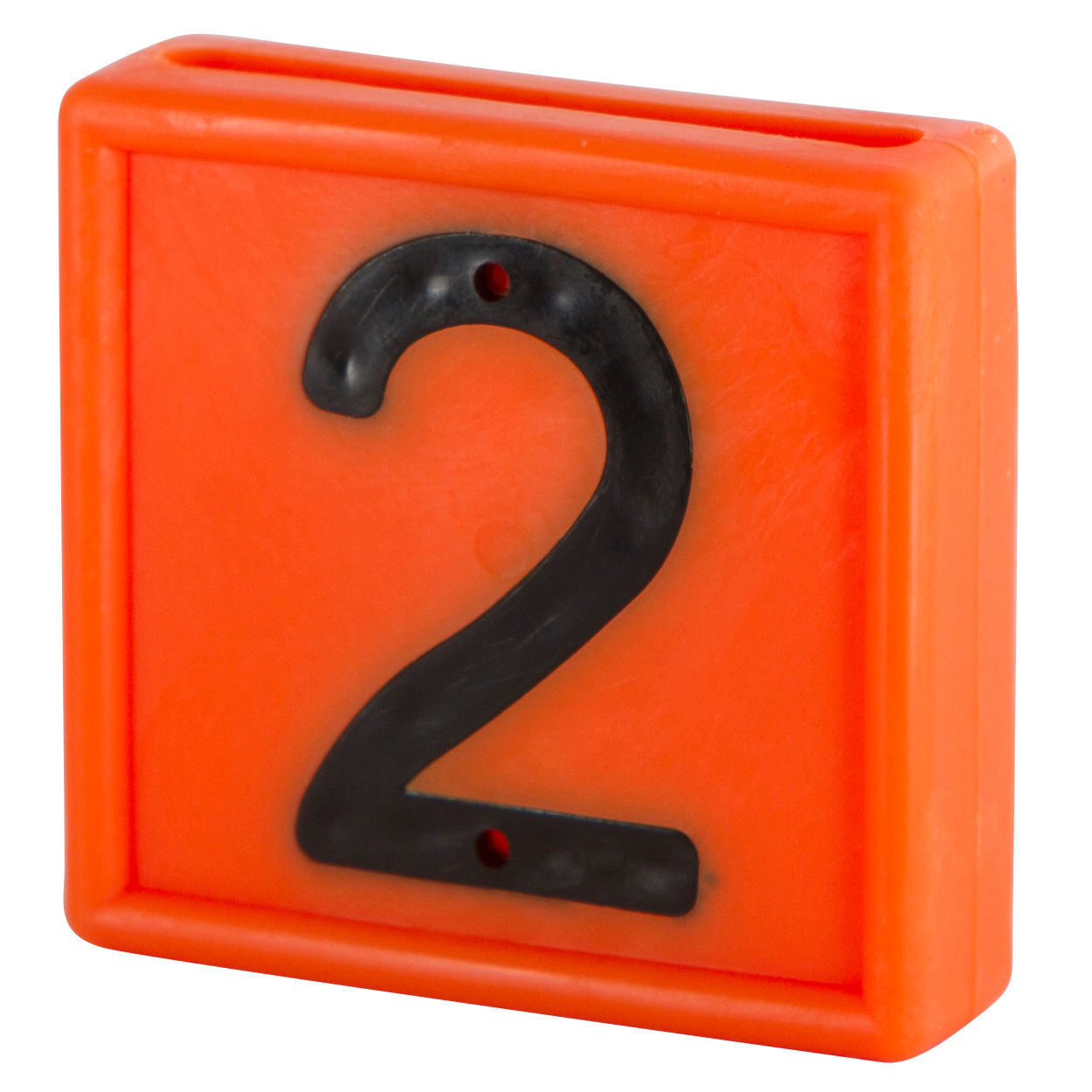 Nummernblock für Halsmarkierungsband, orange | 10er Pack