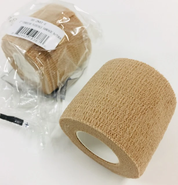 Natural - Cohesive Flexible Bandage 2 inch x 5 yards stretched