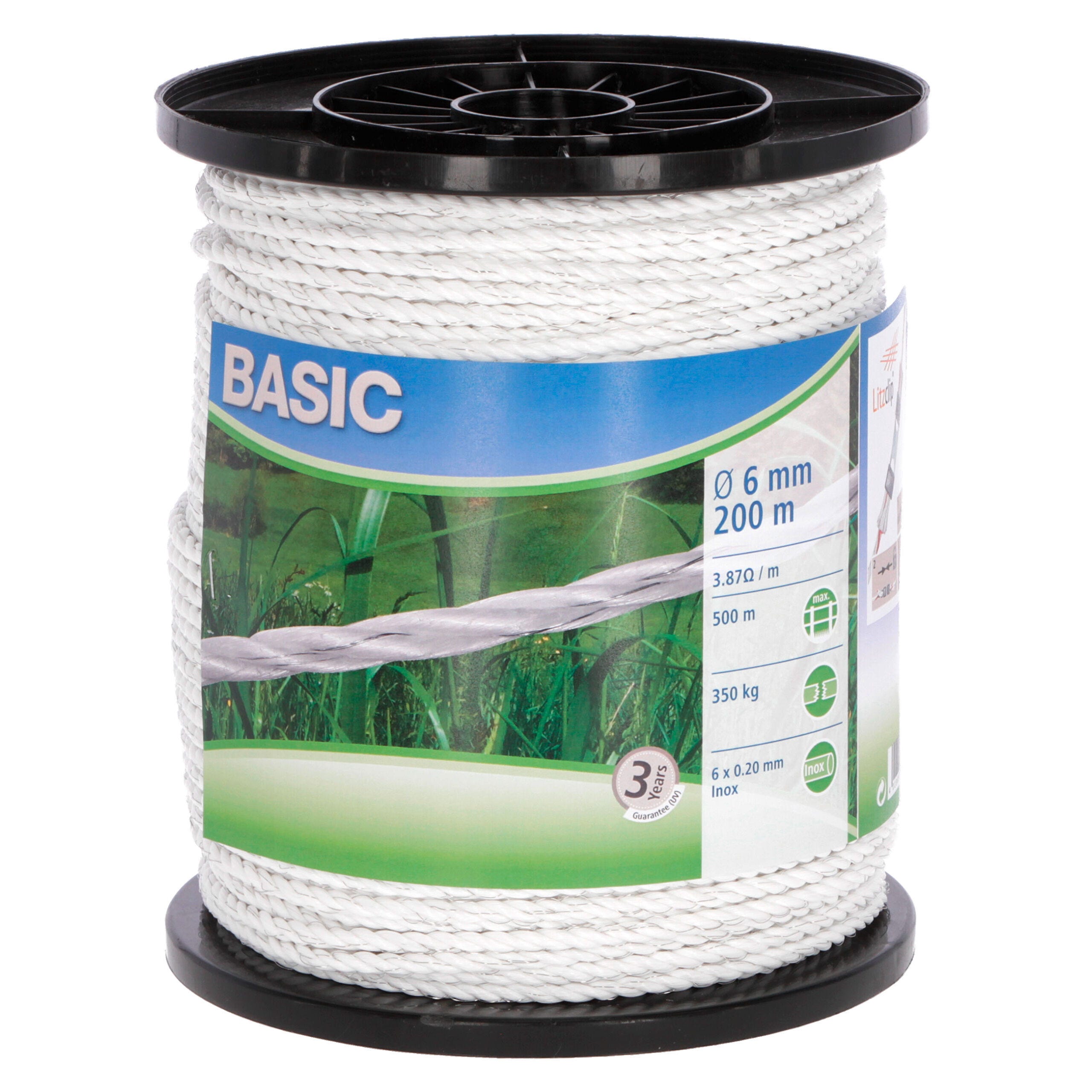 Euro Guard Weidezaunseil BASIC 6mm | 200m