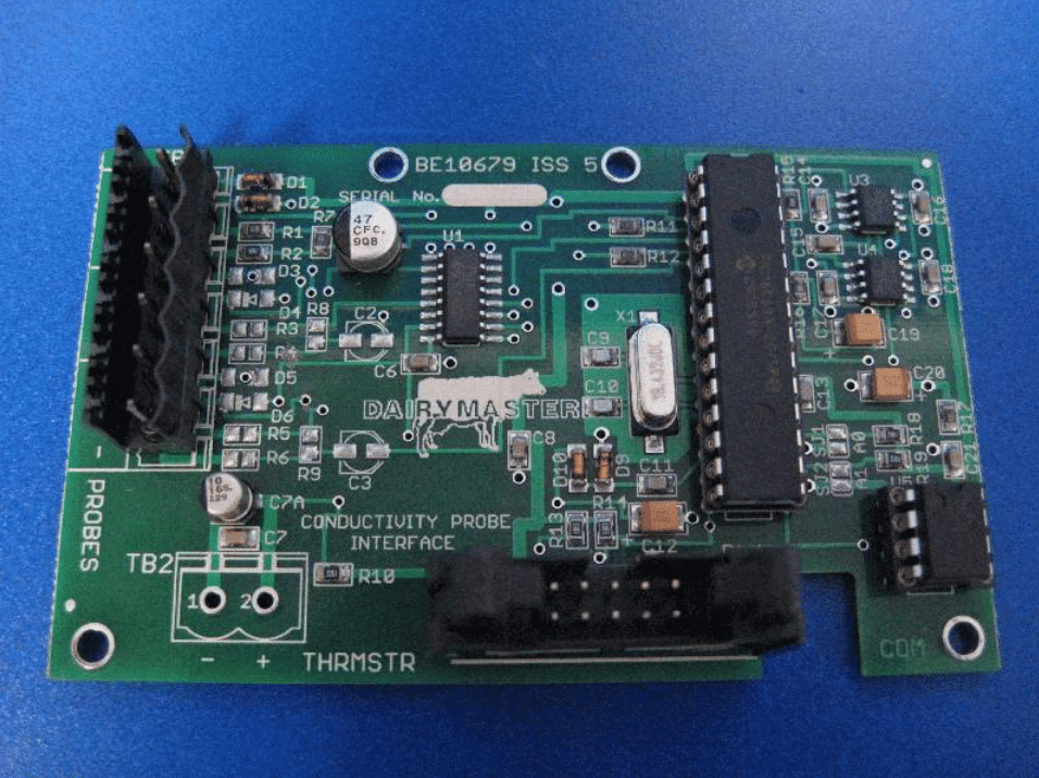 Milk Meter Conductivity PCB – (SMT) – c/w Latch Header