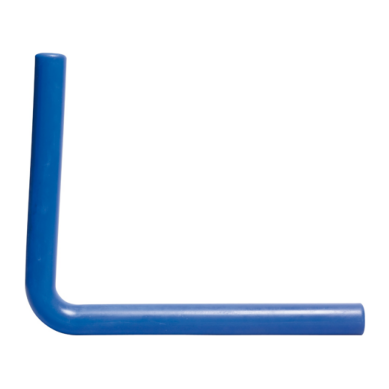 Squared hose blue silicone 19 x 34mm corr. Fullwood, Manuflow, Afikim