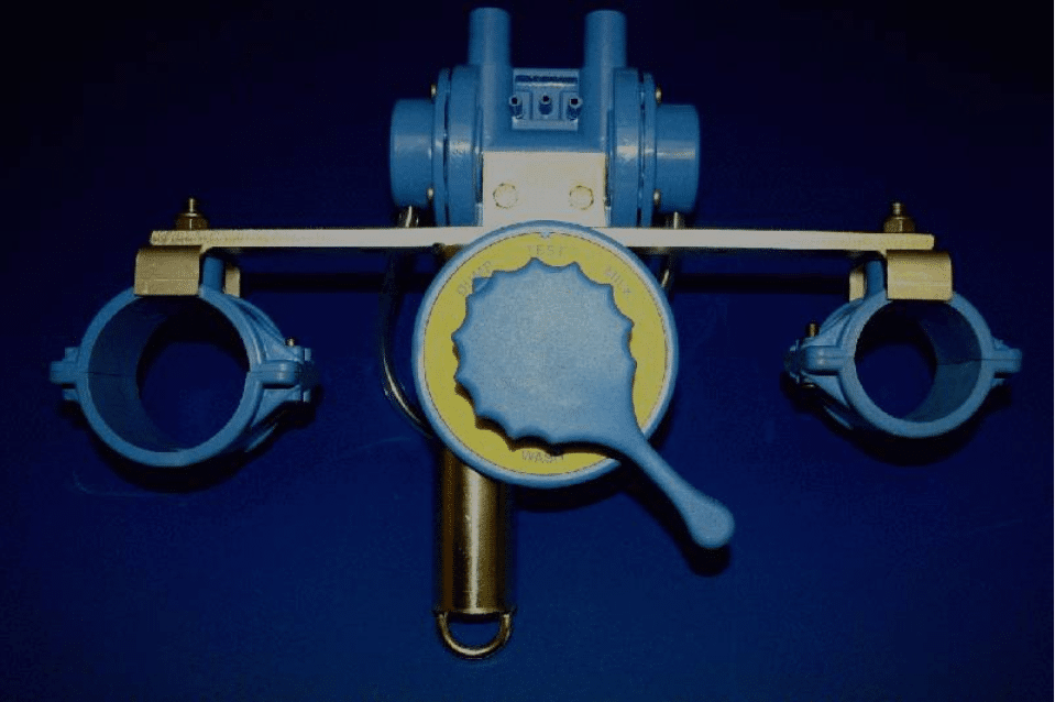 Diversion Line Valve Bracket – Manual – 2″ x 2″