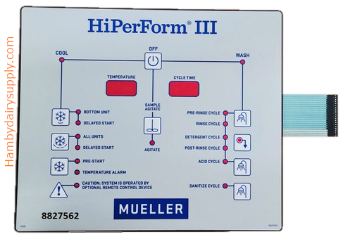 Mueller Horizontal Label HIPERFORM III CONTROL 816-449-1314
