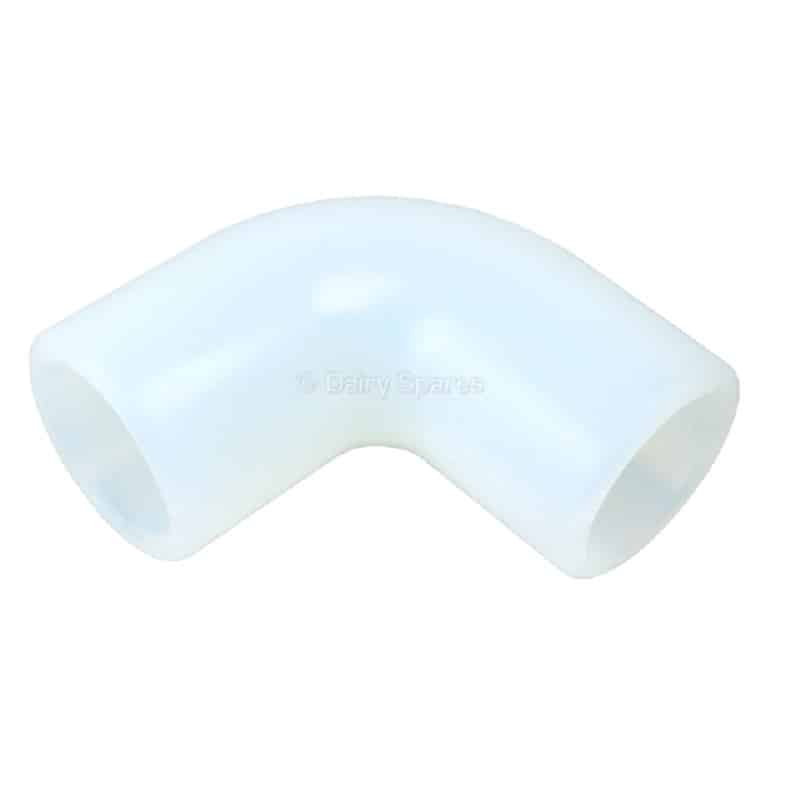 Clear silicone easy bend swept bend 50mm SF32