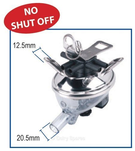 Orbiter Claw, Stainless Steel Manifold c/w Angled Nipples and No Shut Off – 92392