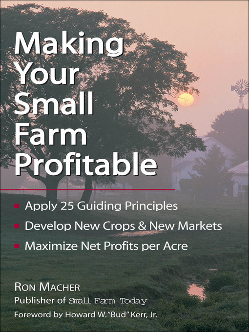 MAKING YOUR SMALL FARM PROFITABLE
