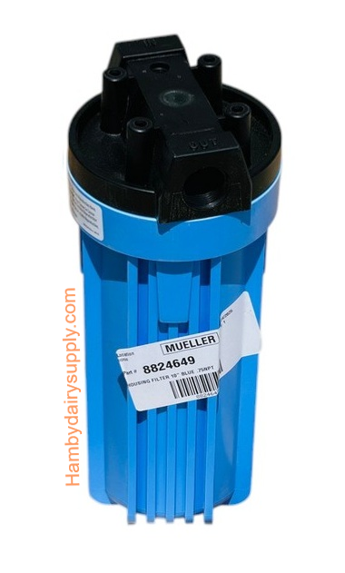 Filter Housing with jar, Blue, for Mueller M-30146