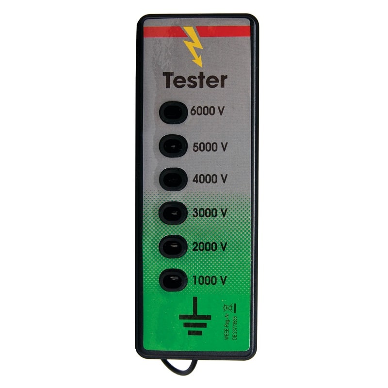 Fenceman electric fence 6 light voltmeter