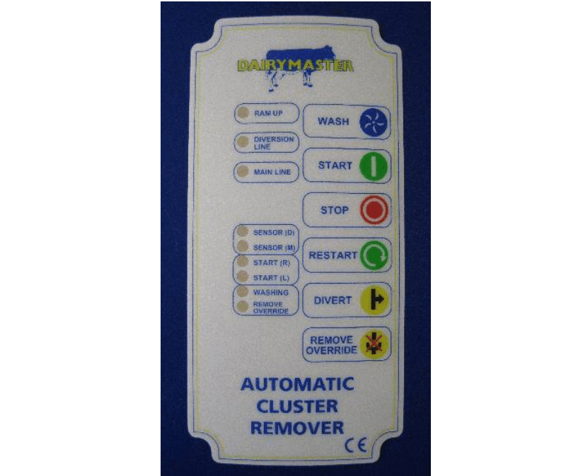 Dairymaster ACR controller enclosure label (75mm wide) CR219