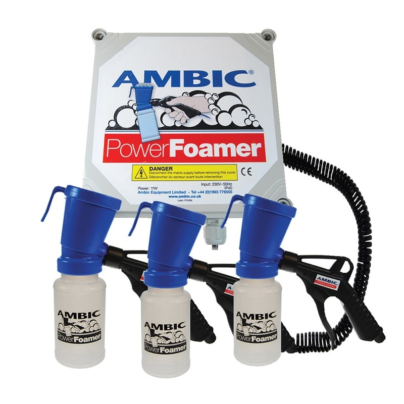 Ambic electric powerfoamer with 3 applicators AP001