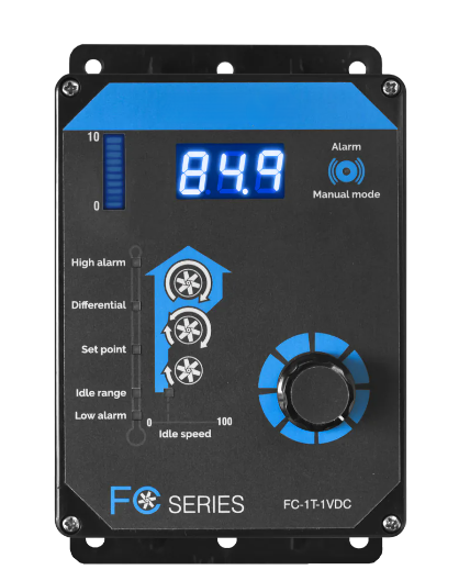 T-Control - automatische Temperatursteuerung, für bis zu 20 Ventilatoren