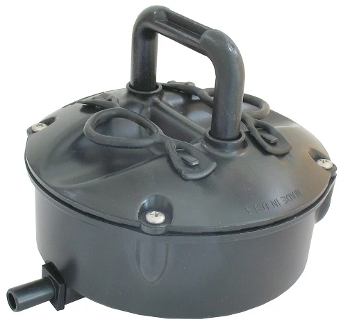 Large Black Pinch clamp valve, vacuum operated for 5/8 to 3/4 hose 4999-1016-014