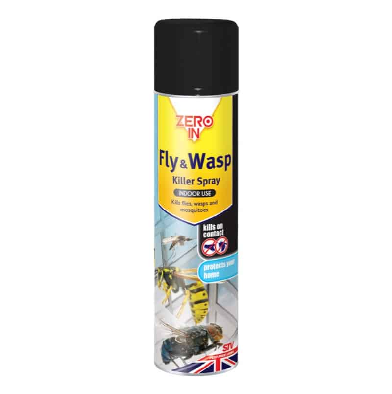 Zero-in fly and wasp spray insectaside 400ml FT40