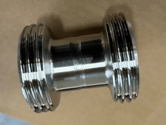 DIN Male to DIN Male Stainless Steel Coupler