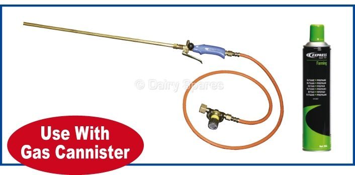 Udder Hair Remover c/w Gas Cartridge, Straight Lance – UHR01A UHR01A