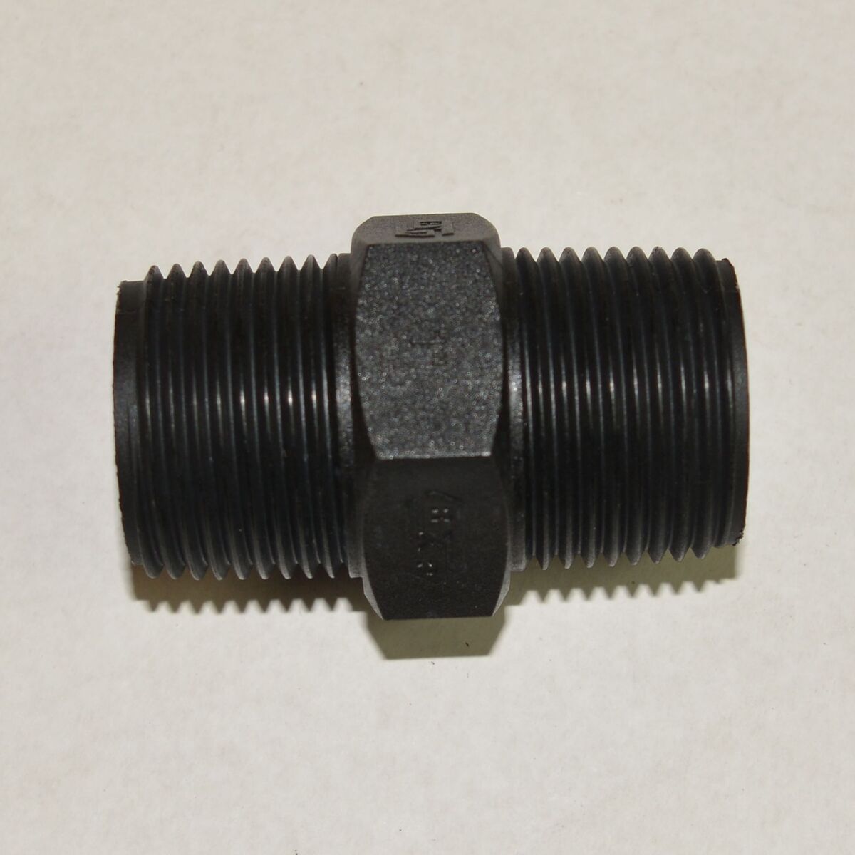 Black Hex Nipple 25.4mm OD 8801-6623-080