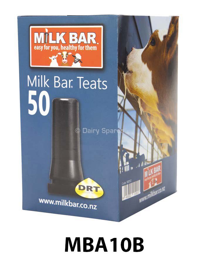 Milk Bar™ Calf Teat Black Square Hole (50Pk) – MBA10B MBA10B