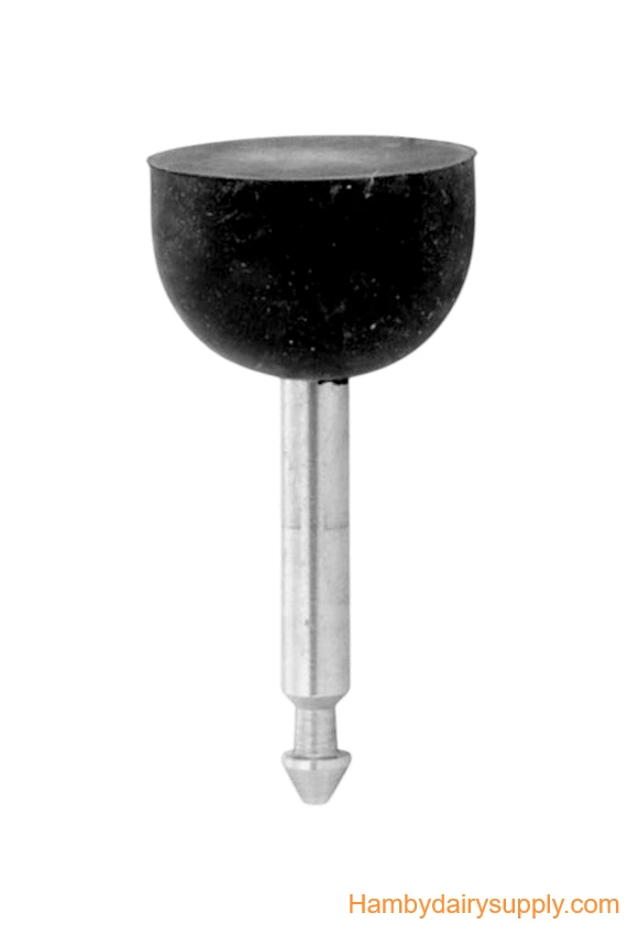 Shutoff plug only for DeLaval Flo-Vu, Super Claw, Super claw lite, Harmony and copy DL milkers 7750-0112-618