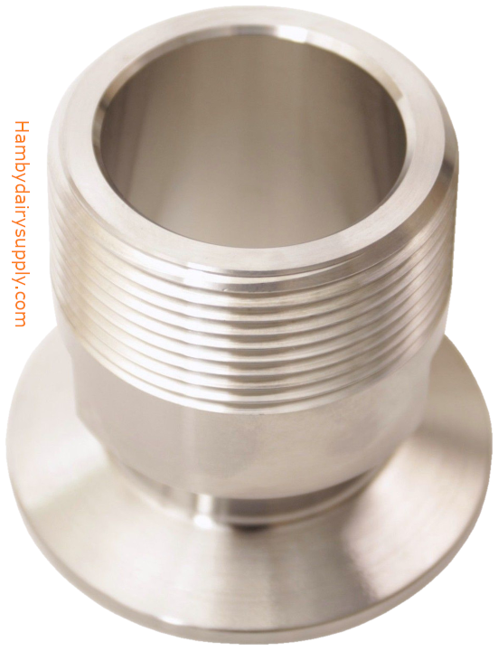 Clamp x MPT 2.0 x 1.5 Stainless Steel Reducer Adapter 4999-1000-921