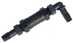 BLACK NYLON CHECKVALVE BACKFLOW PREVENTER FOR MUELLERMATIC 7750-0081-410